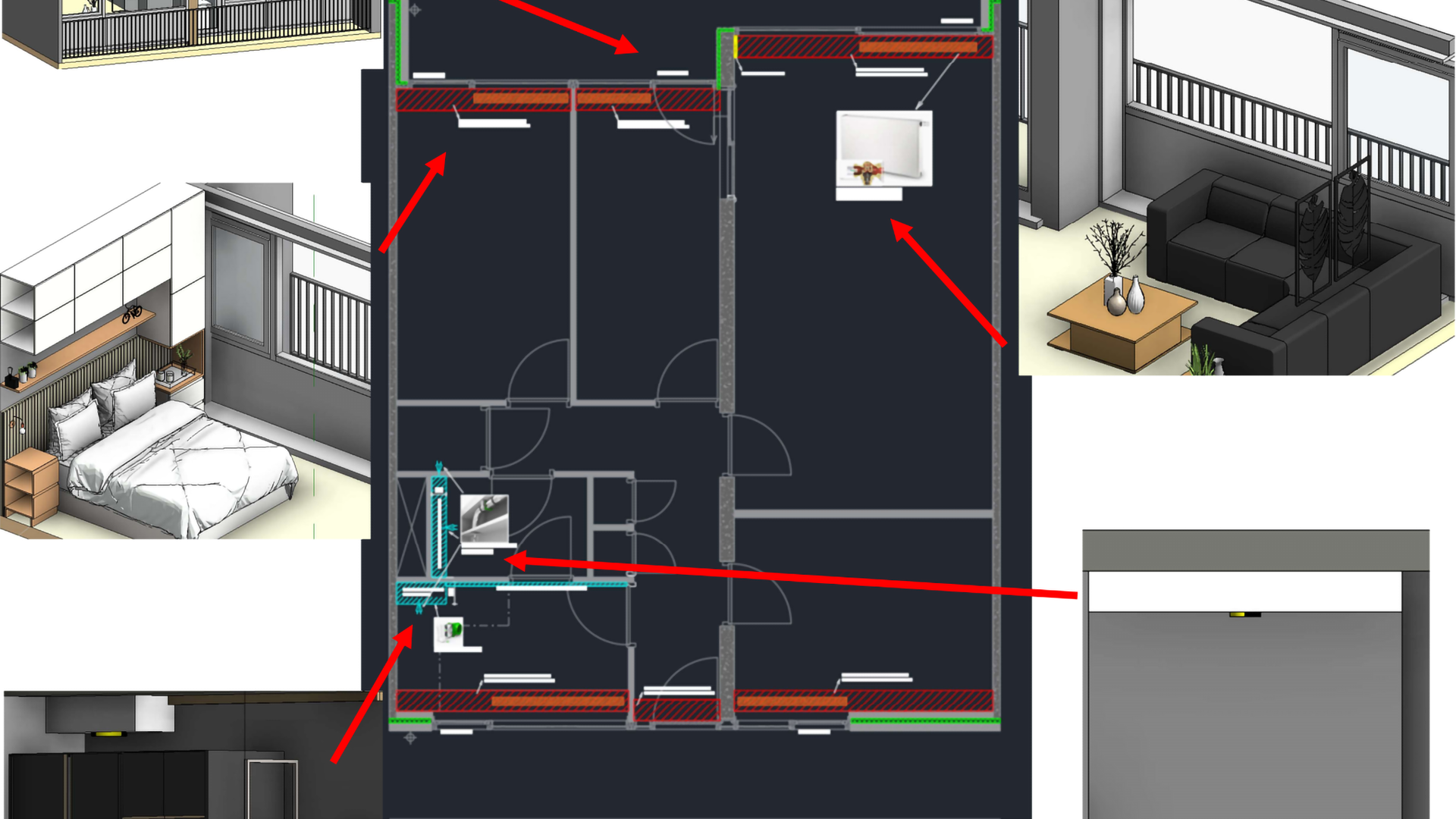 Afbeelding bij Impressie plattegrond modelwoning